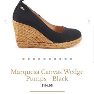 Viscata espaldrilles wedge pump